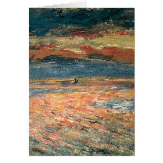 Sunset at Zee by Pierre Renoir,  Kunst (Voorkant)