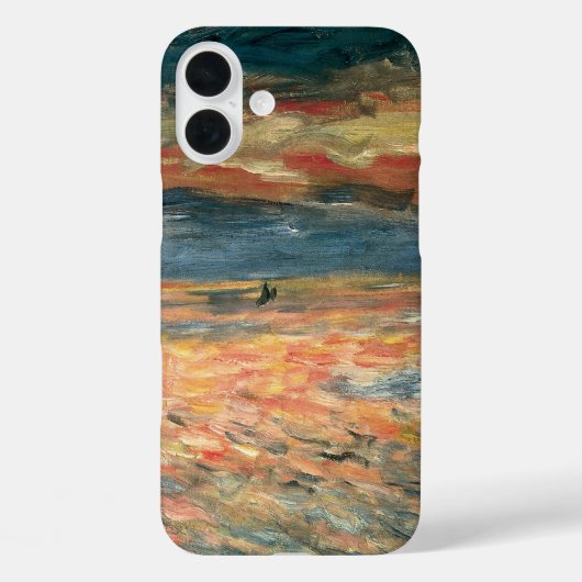 Sunset at Zee by Pierre Renoir,  Kunst Case-Mate iPhone Case (Achterkant)