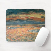 Sunset at Zee by Pierre Renoir, Kunst Muismat (Met muis)