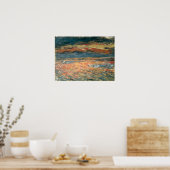 Sunset at Zee by Pierre Renoir, Kunst Poster (Keuken)