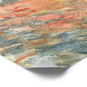 Sunset at Zee by Pierre Renoir, Kunst Poster (Hoek)