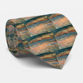 Sunset at Zee by Pierre Renoir,  Kunst Stropdas (Opgerold)