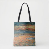 Sunset at Zee by Pierre Renoir,  Kunst Tote Bag (Voorkant)