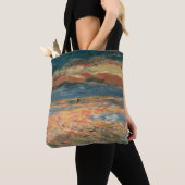 Sunset at Zee by Pierre Renoir,  Kunst Tote Bag (Dichtbij)