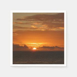 Sunset at Zee I Tropical Colorful Seascape Servet