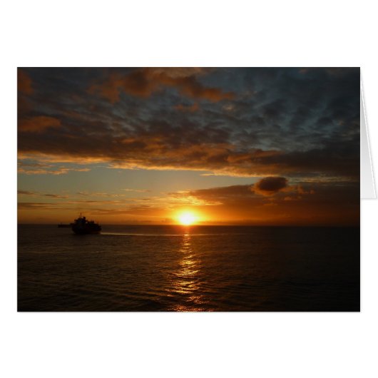Sunset at Zee II Tropical Seascape (Voorkant Horizontaal)