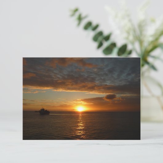 Sunset at Zee II Tropical Seascape (Staand voorkant)