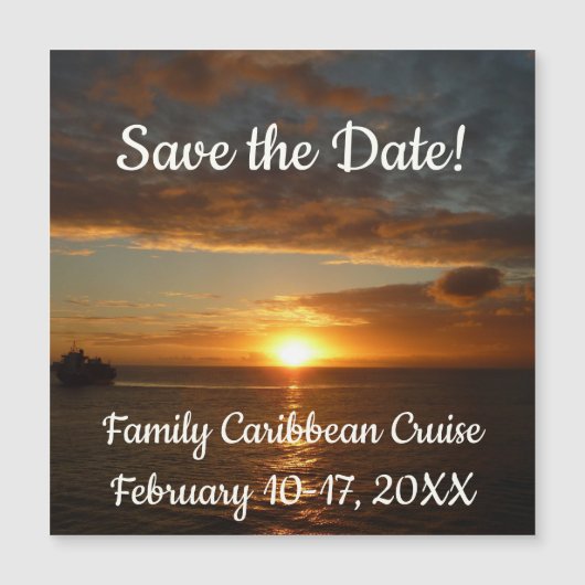 Sunset at Zee II Tropical Seascape (Voorkant)