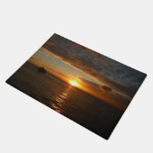 Sunset at Zee II Tropical Seascape Deurmat (Schuin)