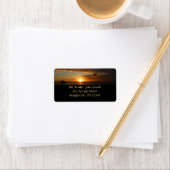 Sunset at Zee II Tropical Seascape Etiket (Insitu)