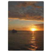 Sunset at Zee II Tropical Seascape Klembord (Achterkant)