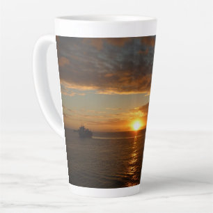 Sunset at Zee II Tropical Seascape Latte Mok