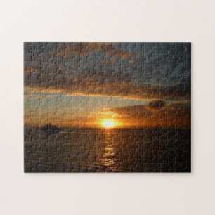 Sunset at Zee II Tropical Seascape Legpuzzel