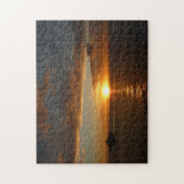 Sunset at Zee II Tropical Seascape Legpuzzel (Verticaal)