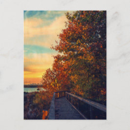 Sunset Autumn Briefkaart