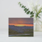 Sunset, Badlands National Park Briefkaart (Staand voorkant)