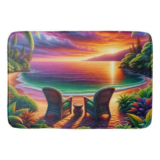 Sunset Badmat (Voorkant)