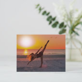 Sunset Ballet Briefkaart (Staand voorkant)
