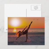 Sunset Ballet Briefkaart (Voorkant / Achterkant)