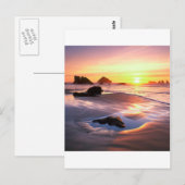 Sunset Bandon Oregon Briefkaart (Voorkant / Achterkant)