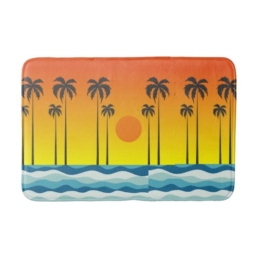 Sunset Bath Mat (Voorkant)
