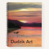 Sunset Bay-laptop Notitieboek (Voorkant)