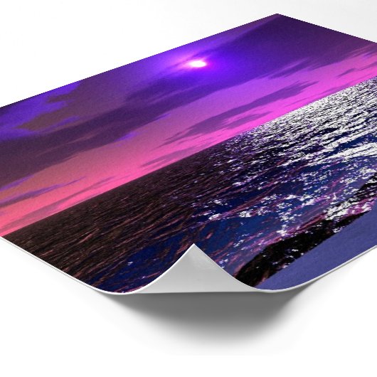 Sunset Bay Poster (Hoek)