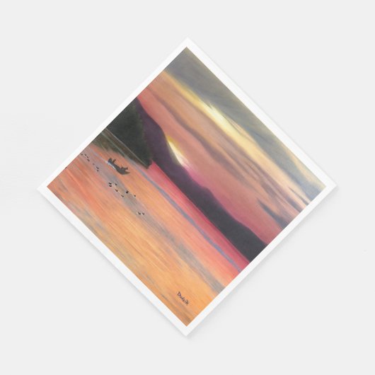 Sunset Bay servetten (Hoek)