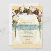 Sunset Beach Arbor bruiloft uitnodiging (Voorkant)