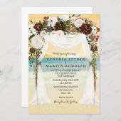 Sunset Beach Arbor bruiloft uitnodiging (Voorkant / Achterkant)