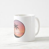 Sunset Beach Badge Mok (Voorkant rechts)