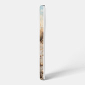 Sunset Beach Boardwalk Waterverf Samsung Galaxy Hoesje (Linkerkant)