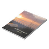 Sunset Beach Boat Indische Rocks Beach Florida Notitieblok (Linkerzijde)