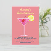 Sunset Beach Bridal Showuitnodiging Kaart (Staand voorkant)