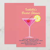 Sunset Beach Bridal Showuitnodiging Kaart (Voorkant / Achterkant)