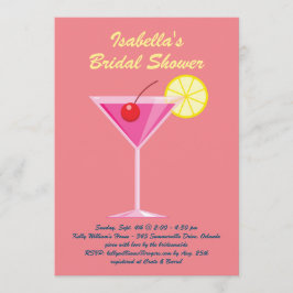 Sunset Beach Bridal Showuitnodiging Kaart