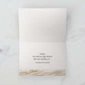 Sunset Beach bruiloft gefeliciteerd Kaart (Binnen)