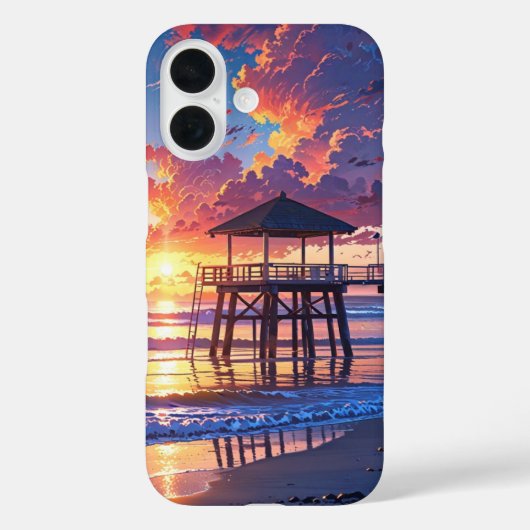 Sunset Beach Calm Case-Mate iPhone Case (Achterkant)