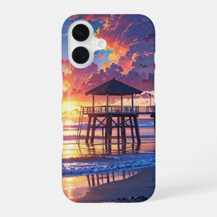 Sunset Beach Calm iPhone 16 Hoesje