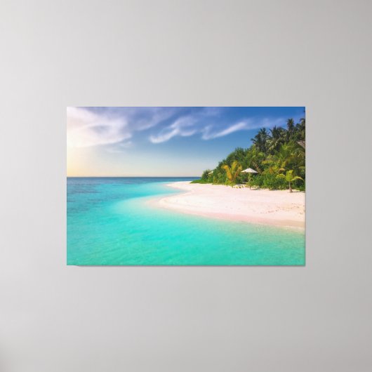 Sunset Beach Canvas Afbeelding 10 (Voorkant)
