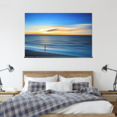 Sunset Beach Canvas Afbeelding 14 Afdruk (Insitu (Slaapkamer))