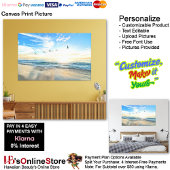 Sunset Beach Canvas Afbeelding 15