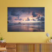 Sunset Beach Canvas Afbeelding 26 (Insitu (Woonkamer))
