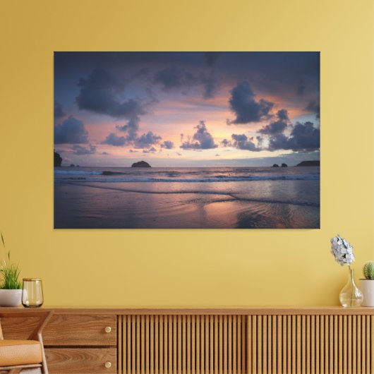 Sunset Beach Canvas Afbeelding 26 (Insitu (Woonkamer))