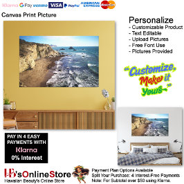 Sunset Beach Canvas Afbeelding 28