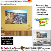 Sunset Beach Canvas Afbeelding 28 Afdruk