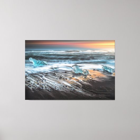 Sunset Beach Canvas Afbeelding 29 (Voorkant)