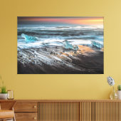 Sunset Beach Canvas Afbeelding 29 Afdruk (Insitu (Woonkamer))