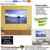 Sunset Beach Canvas Afbeelding 30