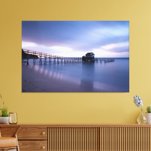 Sunset Beach Canvas Afbeelding 30 (Insitu (Woonkamer))